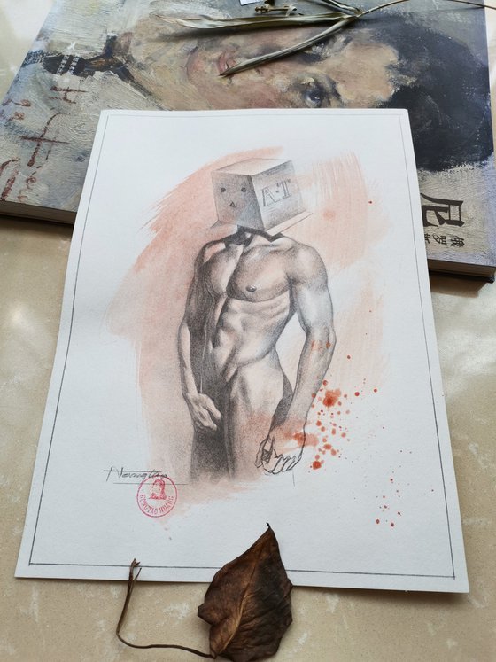 Drawing Male nude - I don't want to see