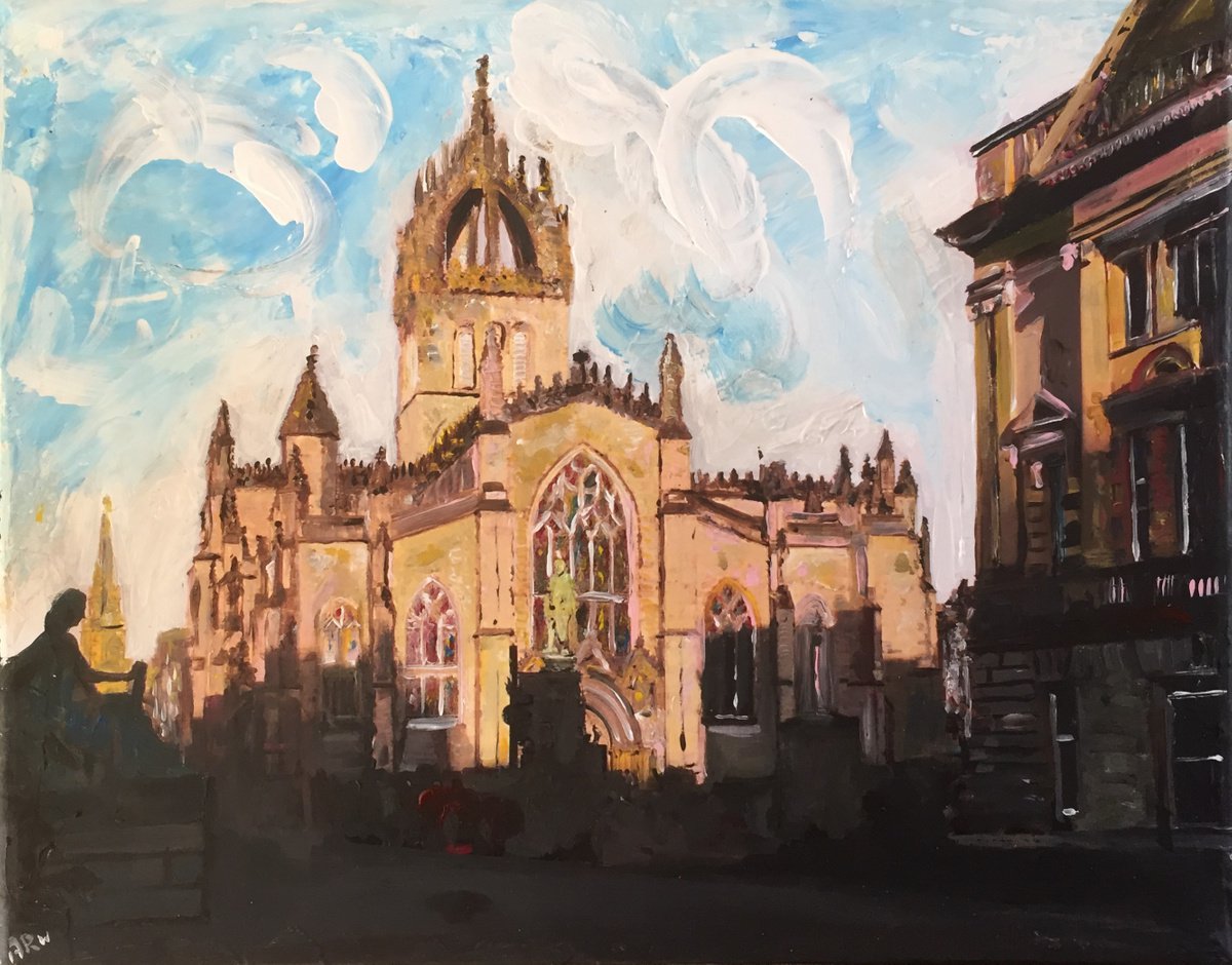 A View of the High Kirk of Edinburgh by Andrew Reid Wildman