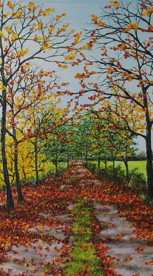 Autumnal Walk by Hazel Thomson