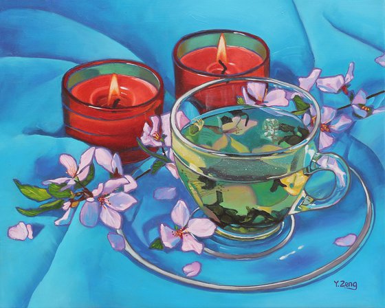 Tea and candles