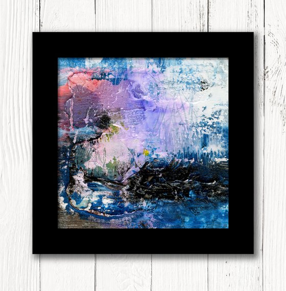 Mystic Journey 29 - Framed Textural Abstract Painting by Kathy Morton Stanion