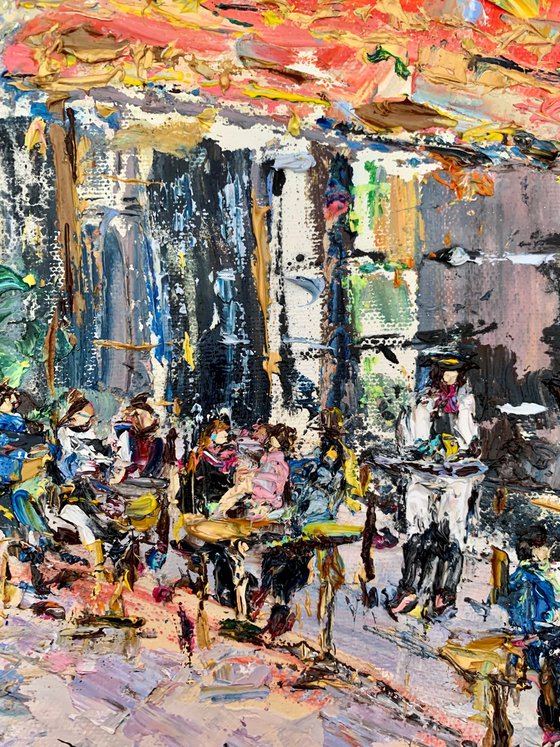 Montmartre. Paris café