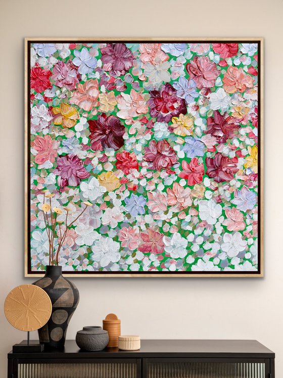Garden of Happiness - Framed