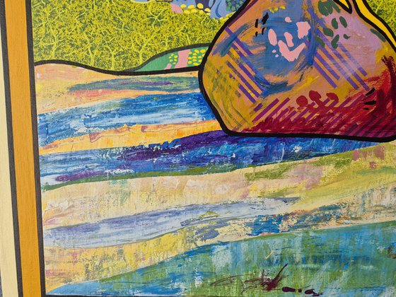 Monet's Haystacks, Updated