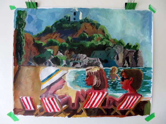 Mediterranean beach holiday