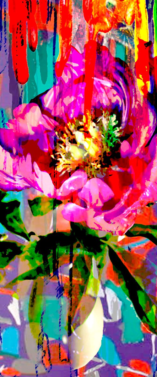 Abstract Flowers 4 by Alex Solodov