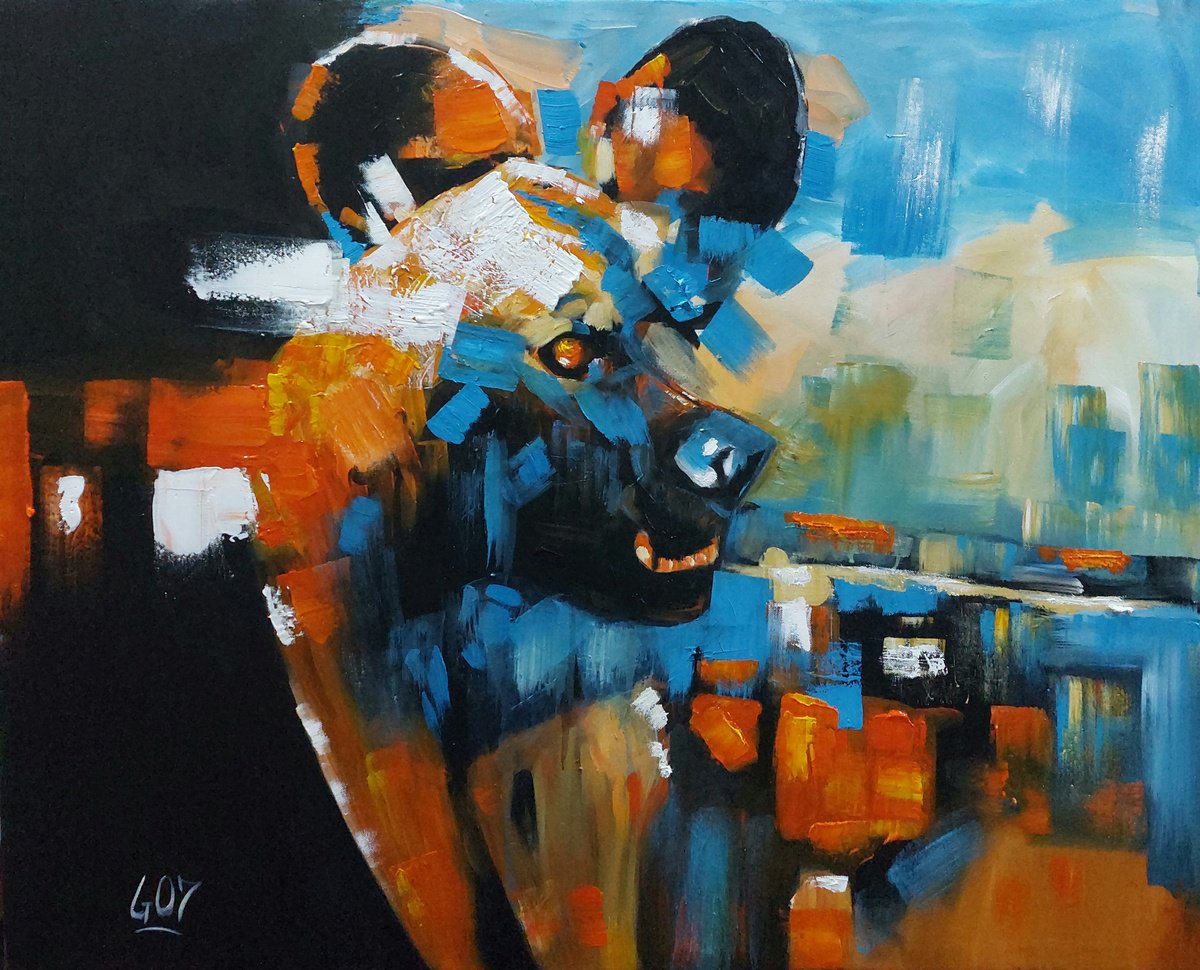 Shadow Hunter By Gregory George Kalinga, 39 X 31, Artwork For Sale On Artfinder