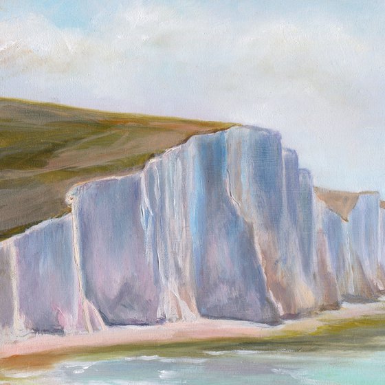 White cliffs Seven Sisters