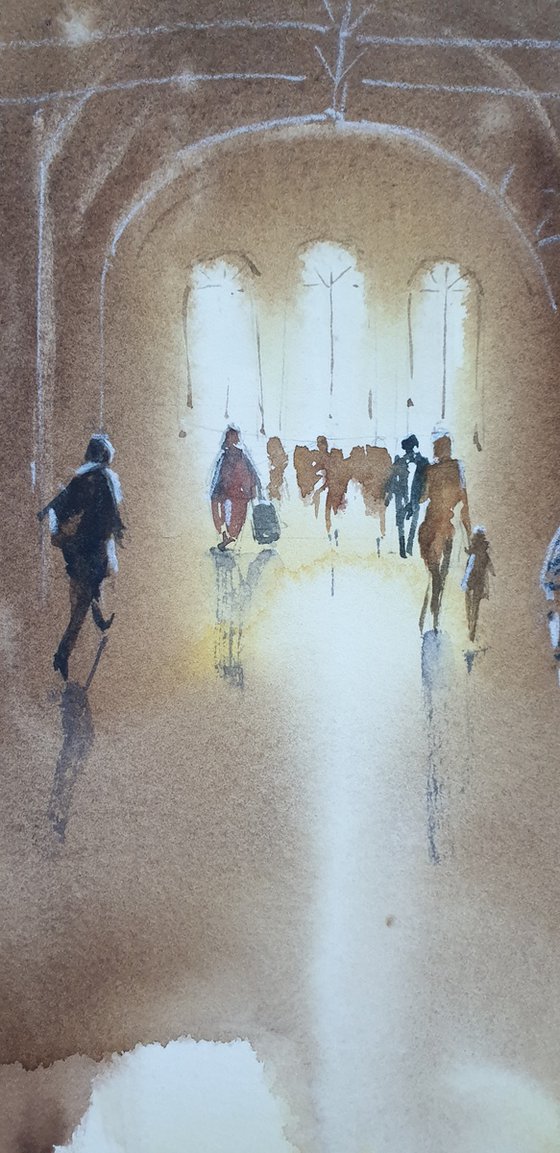 Busy summer morning / Train station wibe