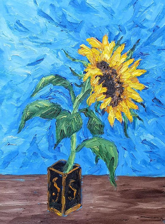 single sunflower III