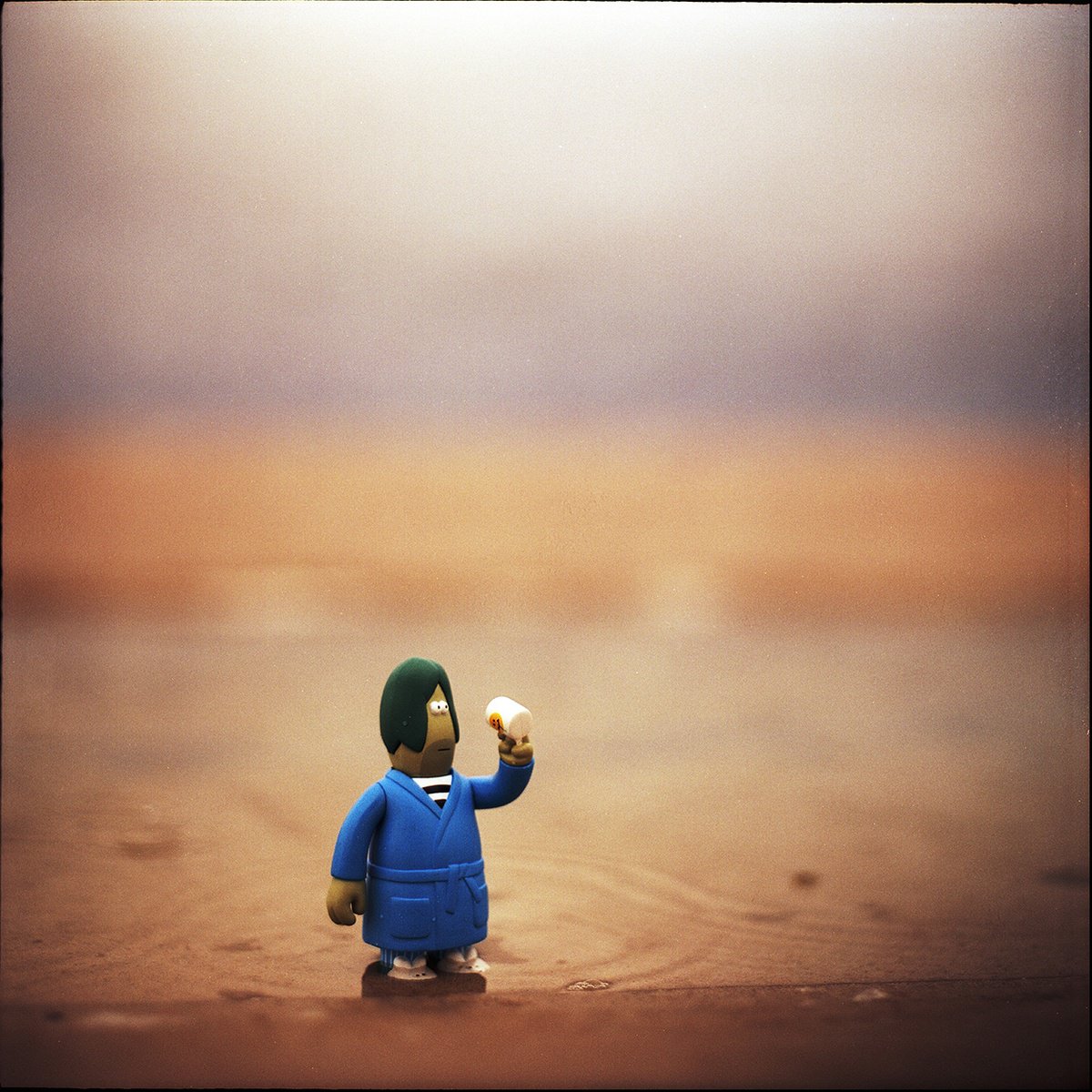 Landscape Photograph By Jack Gasiorowski, 20 X 20, Businessman Relax P.2, Original Artwork