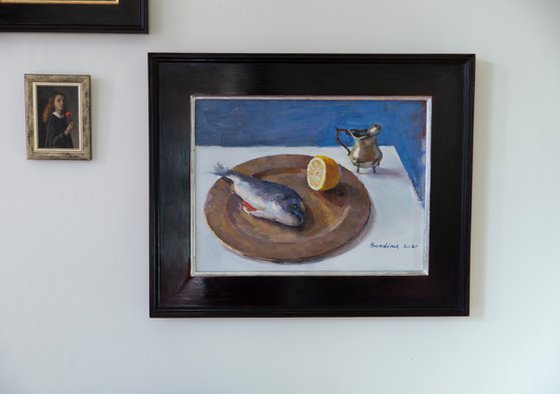 Sparus Aurata – Original Oil Painting