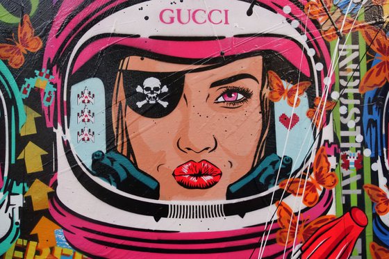 The Top 5 240cm x 100cm Space Cadets Textured Urban Pop Art