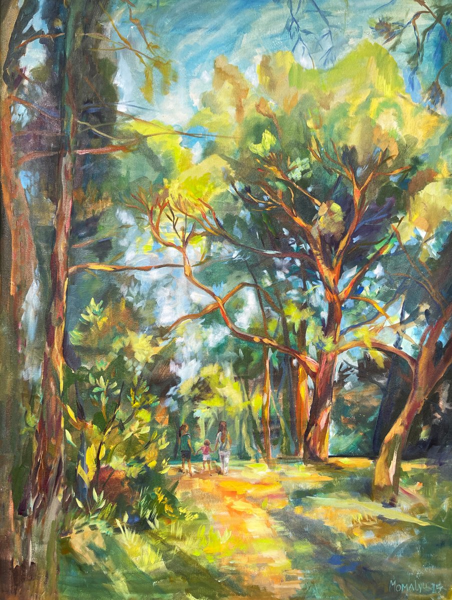 Impressionistic Giclee Print , Irrational Beauty Of The Forest. Part Ii By Momalyu, 28 X 35, Artwork For Sale On Artfinder