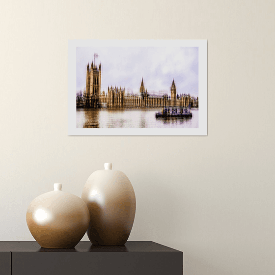 Agitated Views #4: Palace of Westminster and Big Ben (Limited Edition of 10)