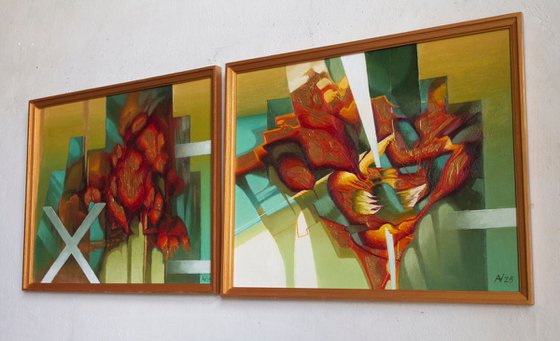 Diptych "CREATIVITY"