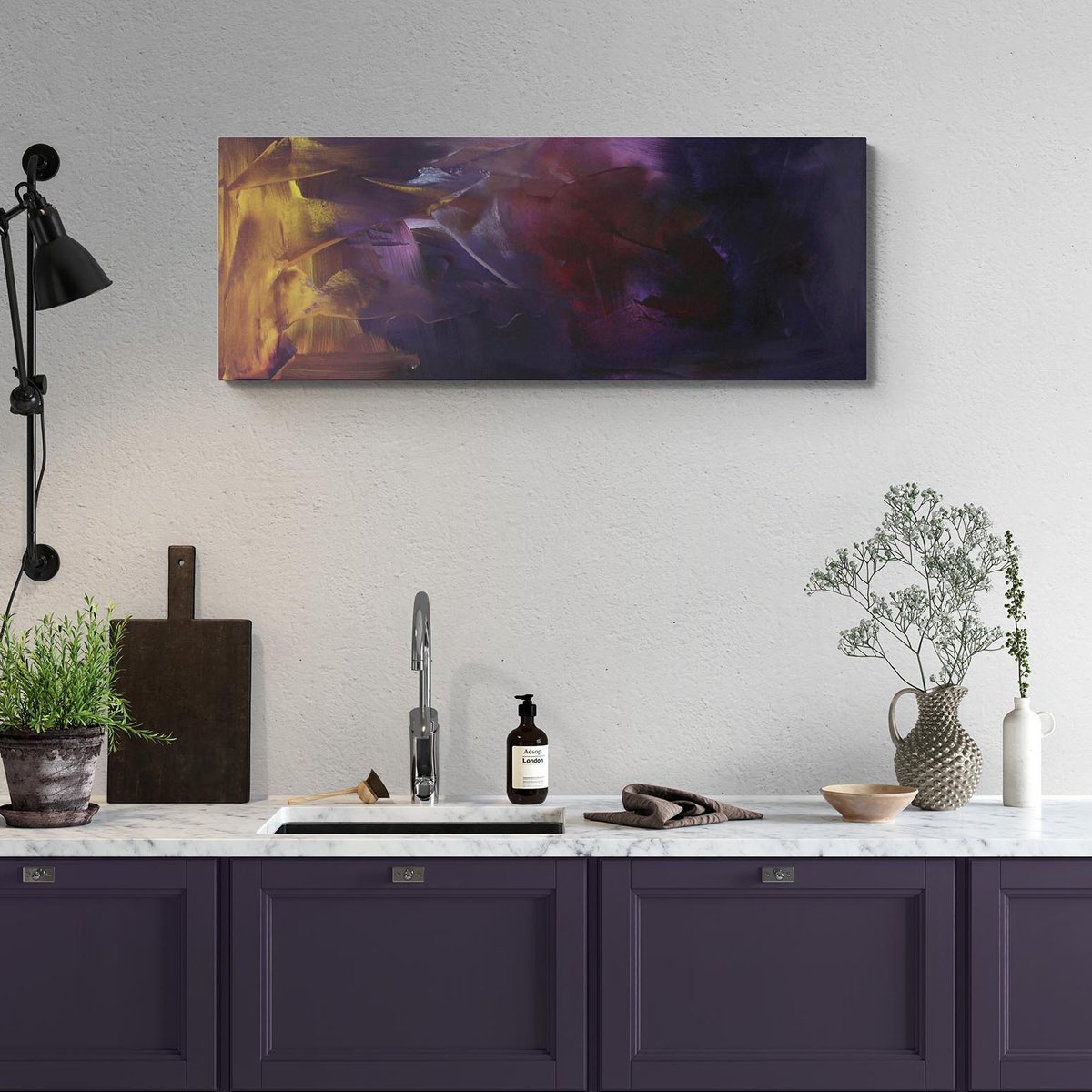 From Dusk Till Dawn I By Paresh Nrshinga Frsa, 18 X 48, Artwork For Sale On Artfinder