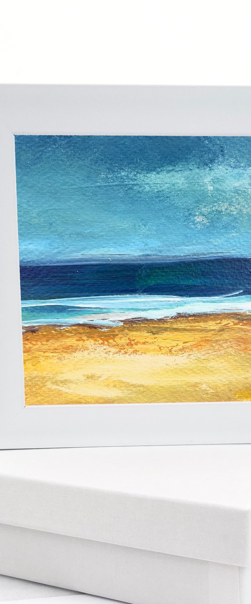 Golden Shoreline by KM Arts