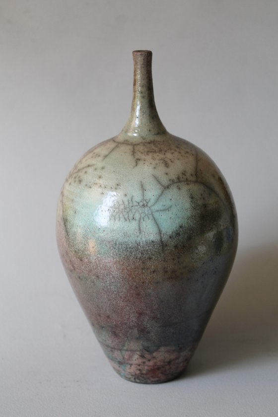 Raku Narrow Bottleneck.