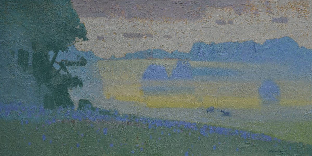 Fields Of Tranquility By Vytautas Laisonas, 47 X 24, Artwork For Sale On Artfinder