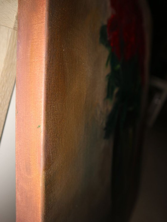Red Roses painting