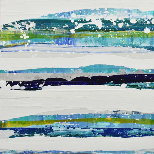 Aqua 13 - Featured Painting by Carney