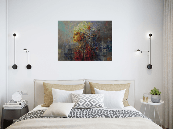 "New day" Original art, Original painting, oil on canvas