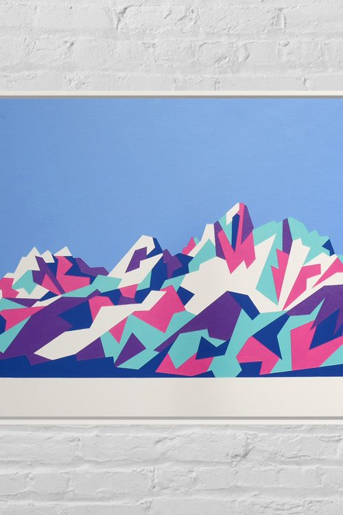 Teton Range by Zoe Hattersley