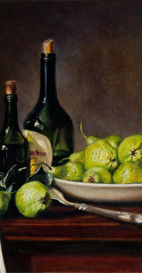 With wine and pears by Anna Bessonova (Kotelnik)