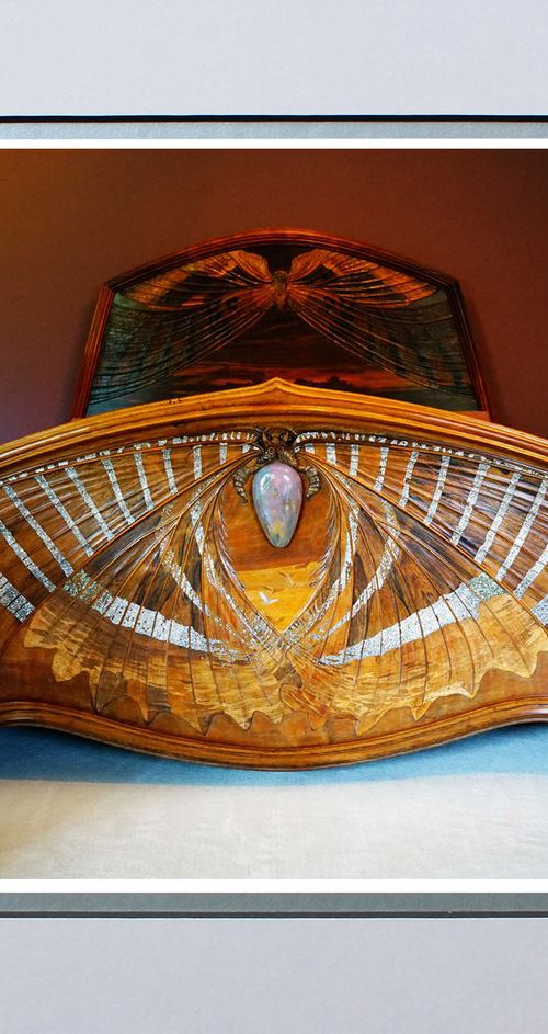Art Nouveau bed by Robin Clarke