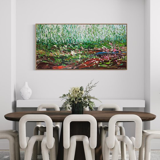 Lilies by the creek