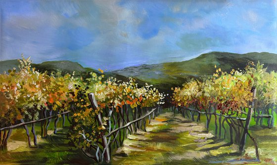 Autumn Vineyards of Ghianti