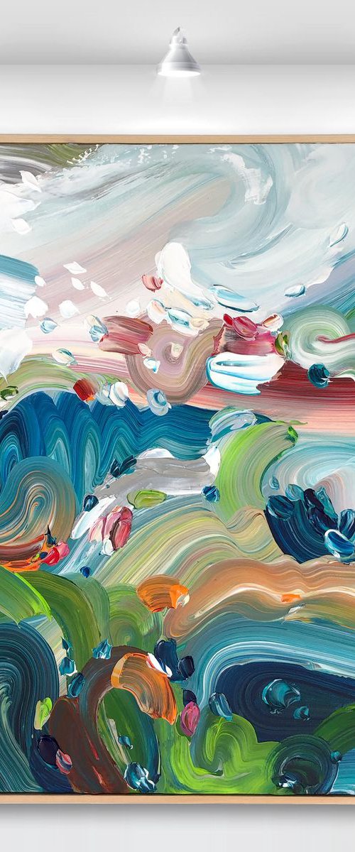 'Country no.20' - 24x24" by Tatiana Georgieva