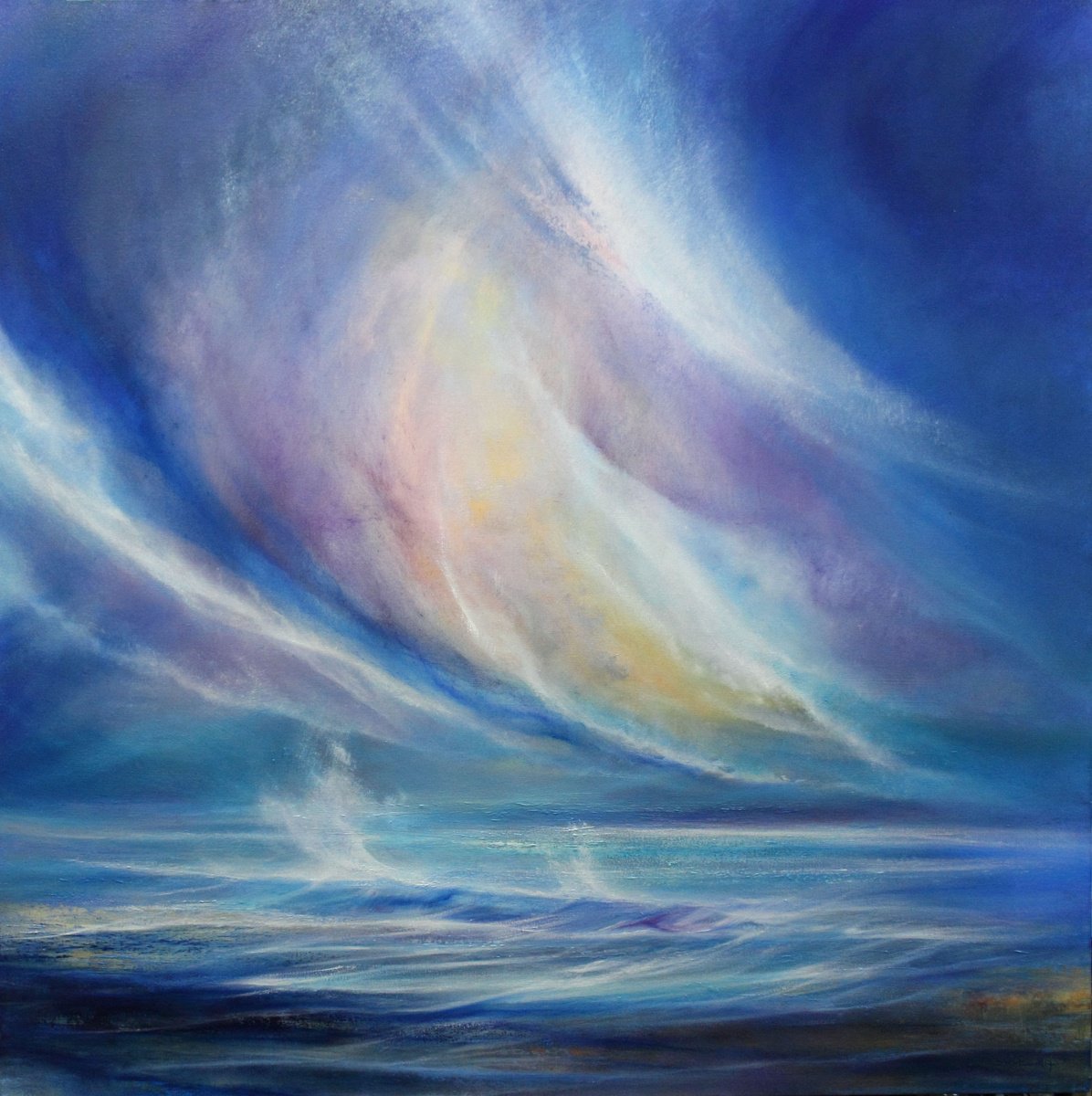 Windswept By Stella Dunkley, 40 X 40, Artwork For Sale On Artfinder