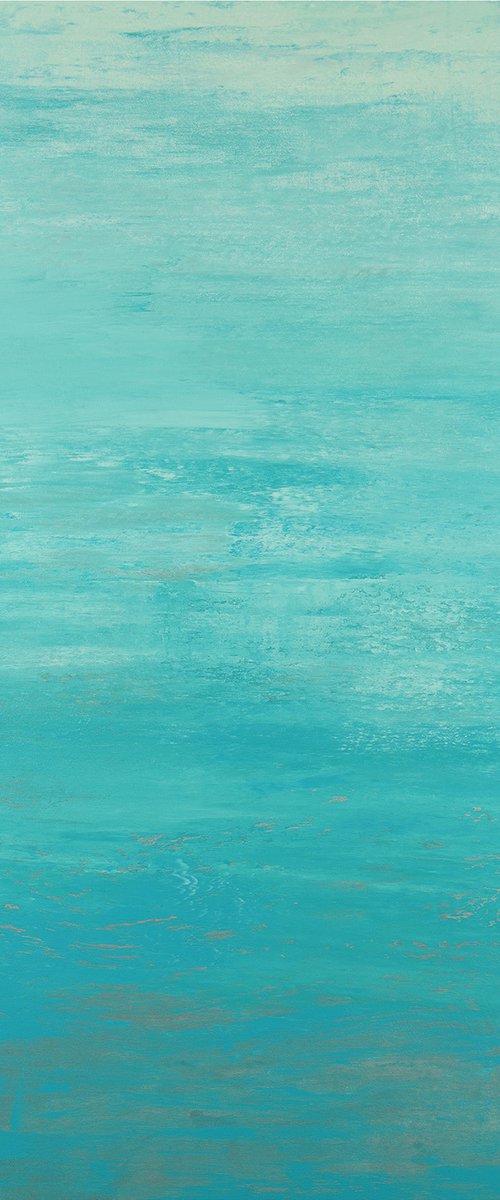 Calm Water - Abstract Seascape by Suzanne Vaughan