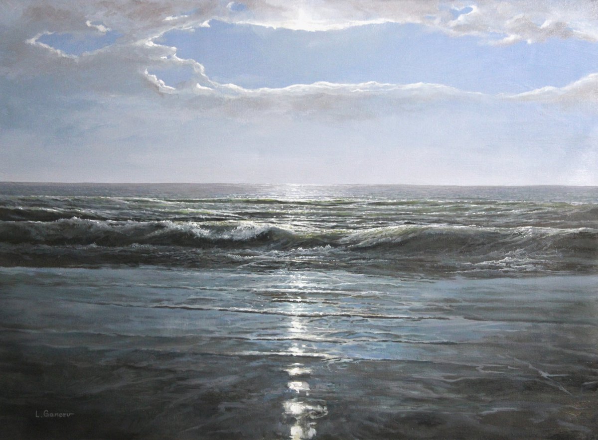 Shining waves. by Linar Ganeev