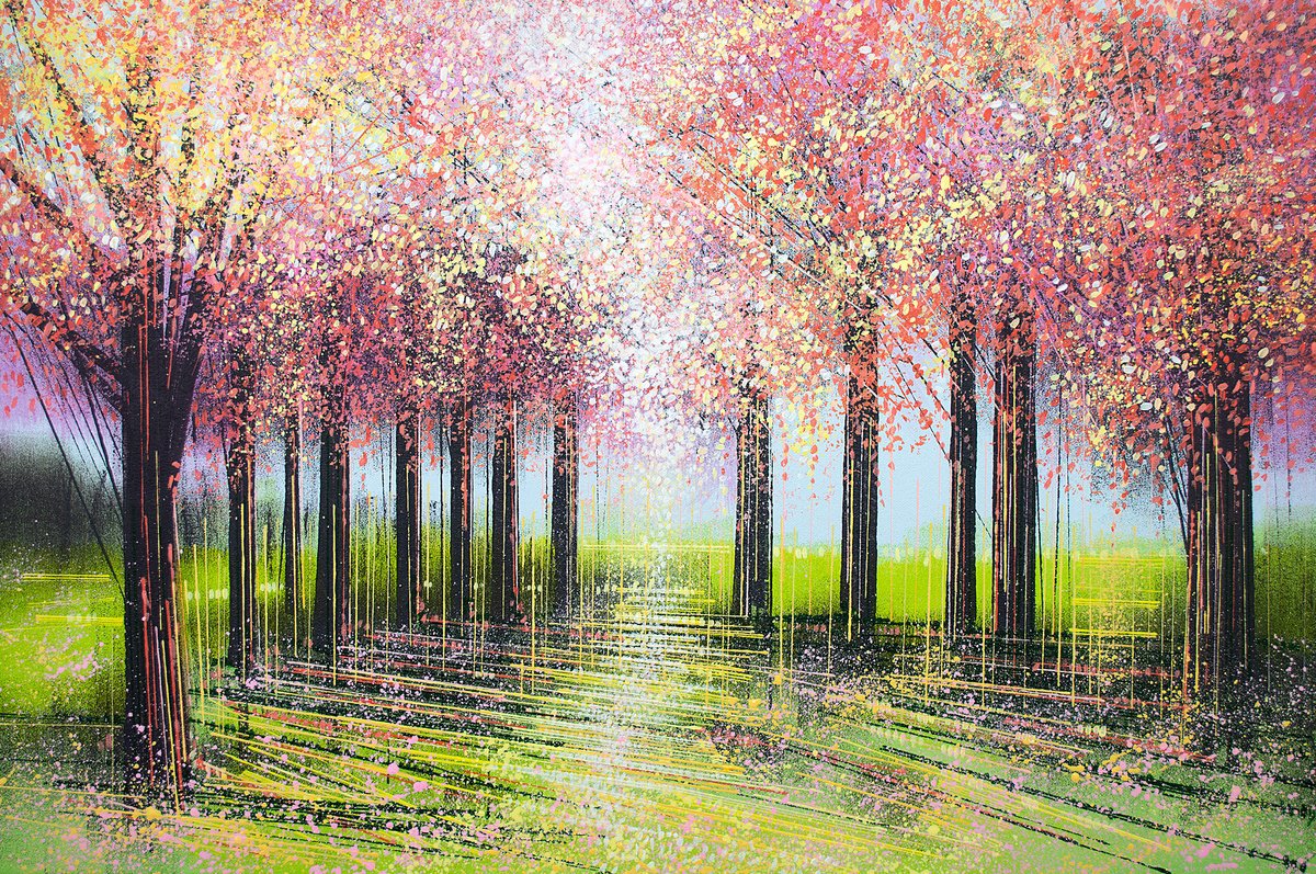  Light Through Spring Blossom Trees By Marc Todd, 30 X 20, Artwork For Sale On Artfinder