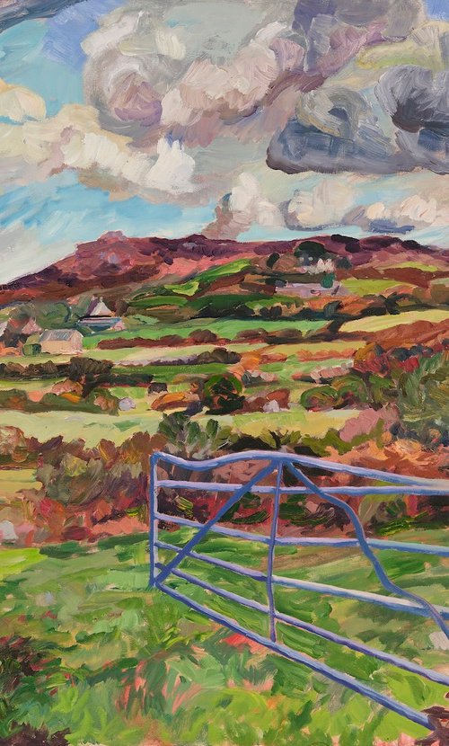 Gate, Cornwall, England by George Irvine