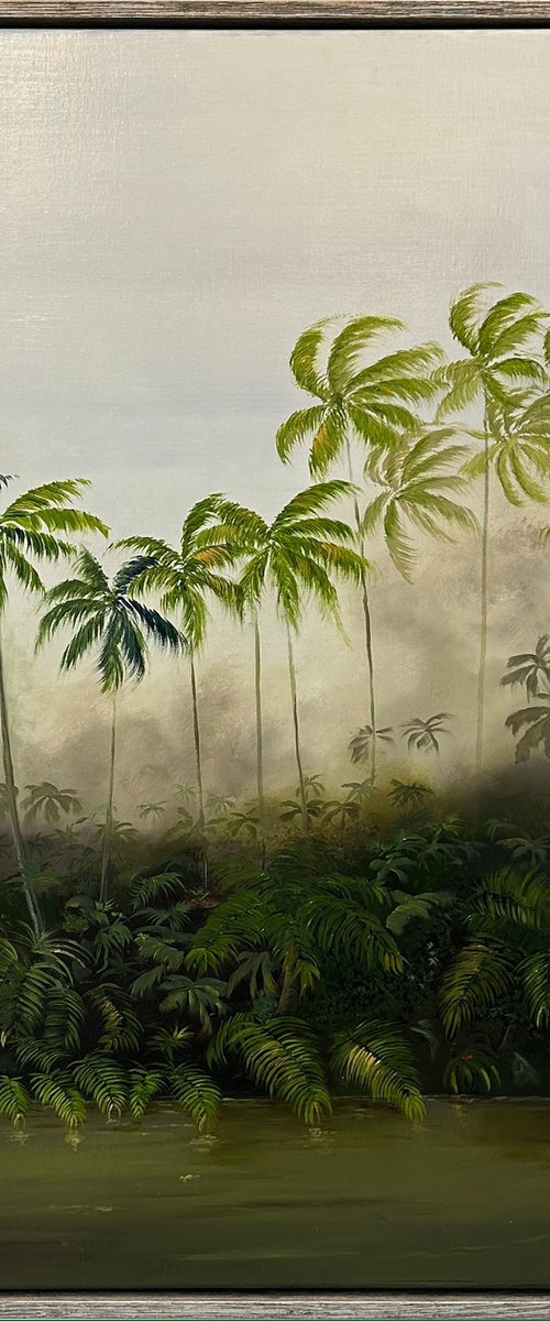 Palms in Mist by Robert Kerr