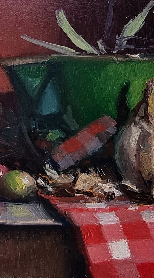 Garlics and Olives by Pascal Giroud