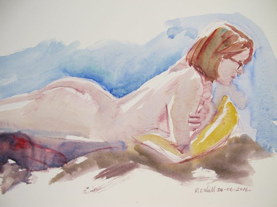 reclining female nude