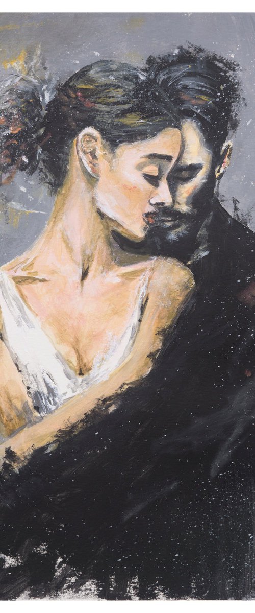 Embrace. Acrylic Painting by Yulia Schuster