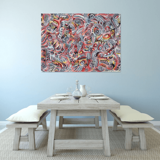 MICROORGANISM 110x150cm