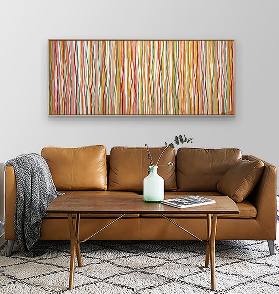 Citrus Yarrabee - 152 x 61cm acrylic on canvas