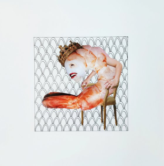 King prawn/ collage