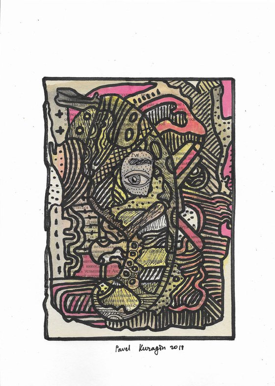 Abstract elephant