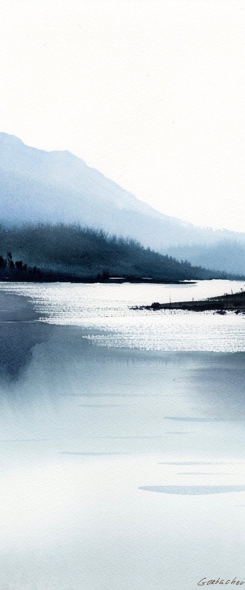 Mountain Lake #32 by Eugenia Gorbacheva