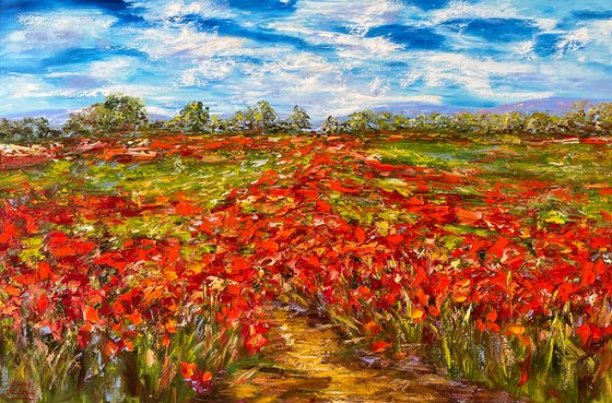 Path in the Field of Poppies