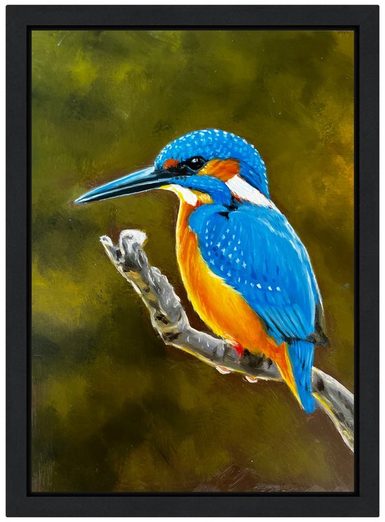 Oil Bird Triptych - Custom Commission