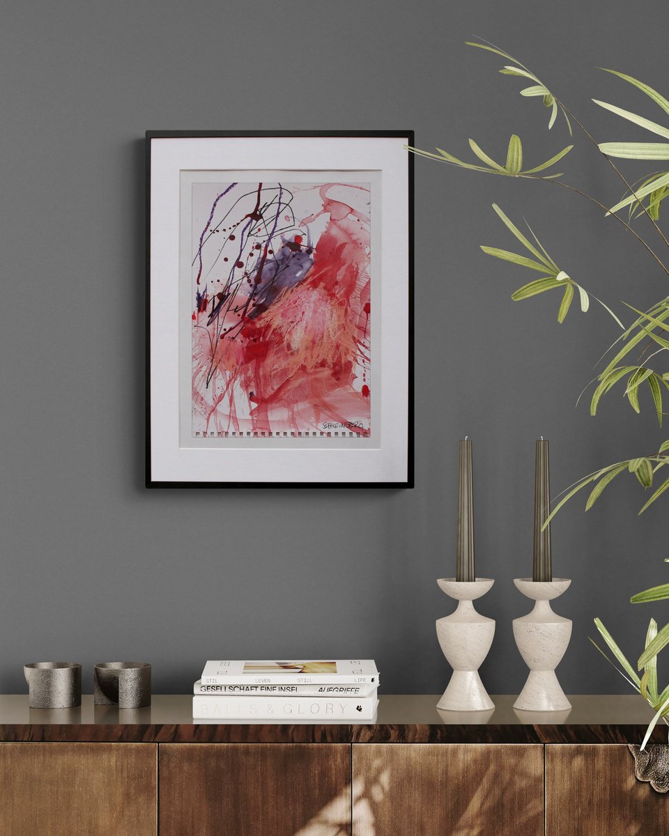 Abstract Painting By Daniela Schweinsberg, 12 X 16, Studio Conversations #31, Original Artwork